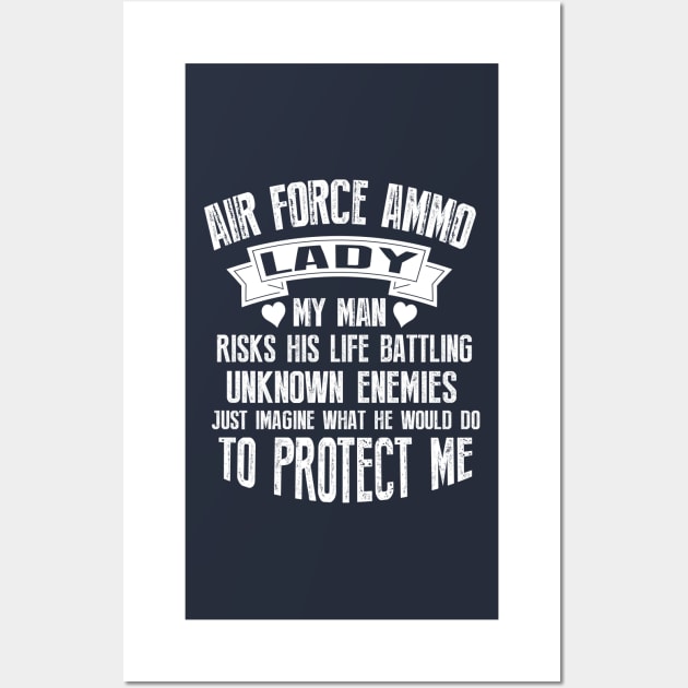 Air Force Ammo Lady Wall Art by RelevantArt